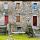 Photo de la façade colorée d'une maison de village à Ghisoni en Haute Corse