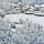 Photo du village de Musièges sous la neige en Haute Savoie