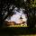 Photographie du village de Chaumont vu à travers les arbres
