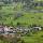 Photo du village de Bellecombe dans les montagnes du Massif des Bauges