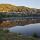 Photo du lever du jour sur Saint Martial et son lac en Ardèche
