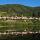 Photographie du village de Saint Martial en Ardèche avec son reflet dans le lac