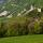 Image du château d'Arcine et des pentes de la montagne du Vuache en Haute Savoie