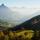 Photo d'un paysage d'automne dans la montagne du Parmelan en Haute Savoie