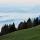 Photographie du lac d'Annecy et du bassin annécien sous une mer de nuages