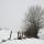 Image d'un matin d'hiver dans la neige et le brouillard près de Savigny en Haute Savoie