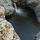 Image de petites cascades dans la rivière de la Verne