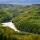 Image de la vallée du Rhône à travers un paysage de printemps près d'Arcine en Haute Savoie