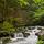 Photo de petites cascades dans la rivière de la Valserine dans le Parc Naturel Régional du Haut Jura