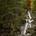 Photo de l'ambiance d'automne autour de la cascade de la Diomaz à Bellevaux en Haute Savoie