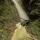 Photo de la cascade dans le petit canyon du Castran à Frangy