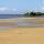 Photo d'une plage de sable au bord de l'atlantique près de Guidel en Bretagne