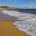 Image d'une plage de sable au bord de l'atlantique près de Guidel en Bretagne