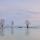 Image des bords du lac d'Annecy par un crépuscule d'hiver