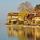 Photo des maisons au bord du lac Léman à Nernier