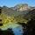 Image du lac de Bellevaux, du hameau de la Chèvrerie et du Roc d'Enfer