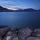 Image du lac d'Annecy en Haute Savoie au lever du jour