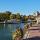 Photo d'Annecy avec les bateaux du lac et le château