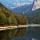 Photo des couleurs d'automne en montagne autour du lake de Montriond