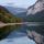 Photo d'un crépuscule d'automne autour du lac de Montriond en Haute Savoie