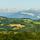 Photo de la campagne et des montagnes de Haute Savoie vues depuis Clermont en Genevois