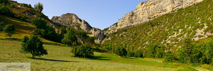 Photographie panoramique - Paysage des Hautes Alpes