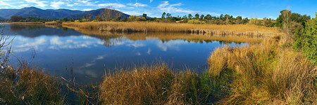 Photo panoramique du lac des escarcets