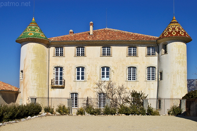 Photo du chteau d'aiguines