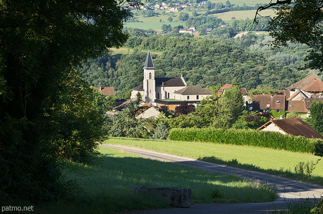 Photo du village de Musiges un Matin d't