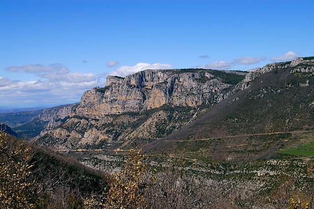 Paysage des gorges du verdon