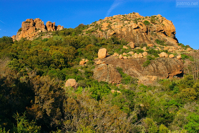 Photographie du Rocher de Roquebrune sur Argens