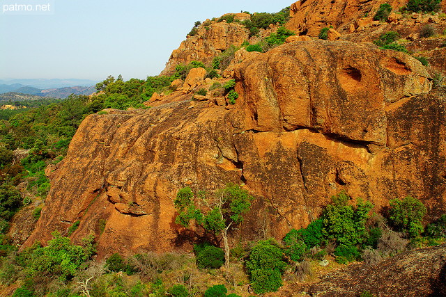 Photographie du Rocher de Roquebrune sur Argens