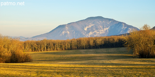 Image du plateau des Daines avec le Grand Crt d'Eau en arrire plan