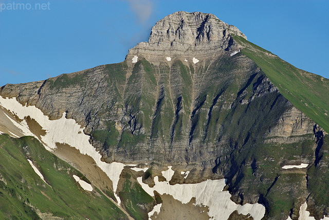 Photo du Pic du Jalouvre dans le Massif des Bornes