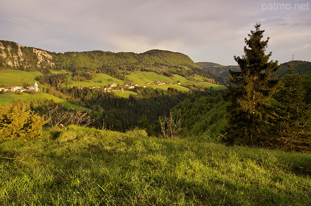 Photographie du printemps dans le Haut Jura