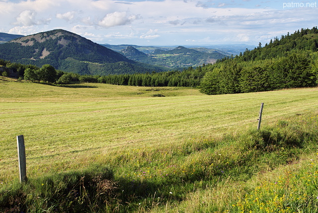 Photo de campagne et de montagne en Haute Ardèche
