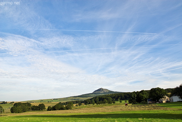 Photographie de la campagne des Monts d'Ardche