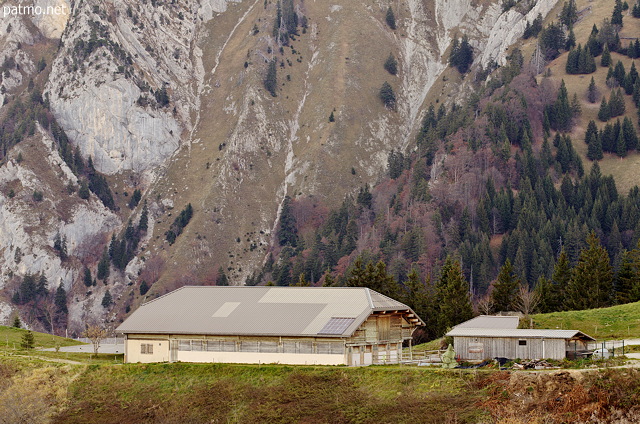 Photo du chalet d'alpage du Col de l'Aulp