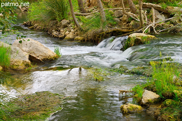 Photo de la rivire de l'Argens dans le Vallon Sourn