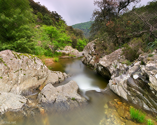 Image de la rivire de la Verne dans le Massif des Maures