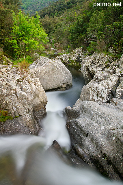 Photo de la rivire de la Verne dans le Massif des Maures