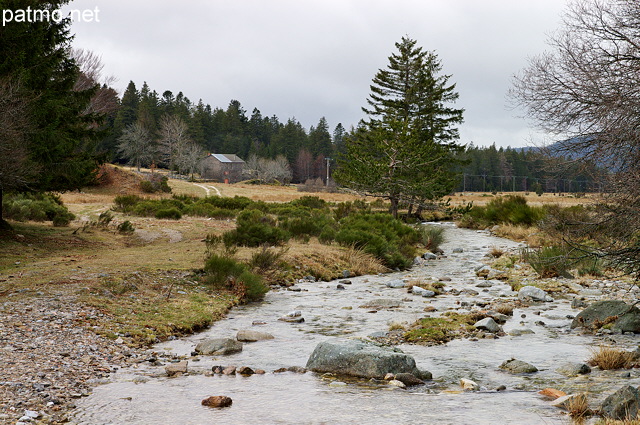 Image de la valle du Bonheur dans le Parc National des Cvennes