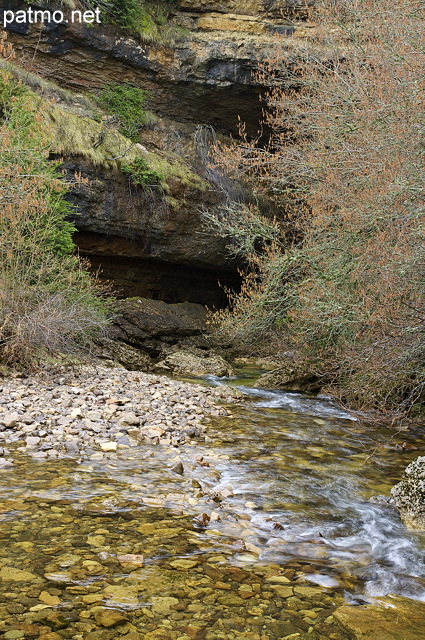 Photo de l'entre des Pertes du Bonheur dans le Parc National des Cvennes