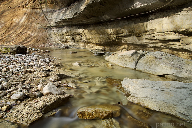 Image de la rivire du Fornant en fin d'hiver