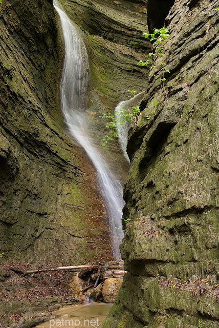 Image du canyon du Castran et de ses cascades de printemps