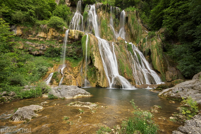 Photo de la cascade de Glandieu