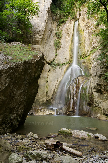 Photographie de la cascade de Barbennaz sur le torrent du Fornant