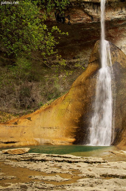 Photographie de la cascade du Pain de Sucre sur la Vzronce dans l'Ain