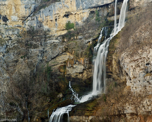 Photographie de la cascade de la Charabotte sur la rivire de l'Albarine