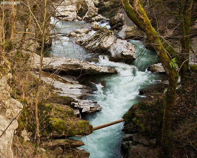 Photo du Chran juste avant le Pont de Banges